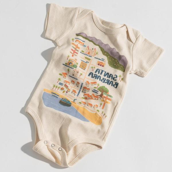 Carly's Santa Barbara Map Onesie